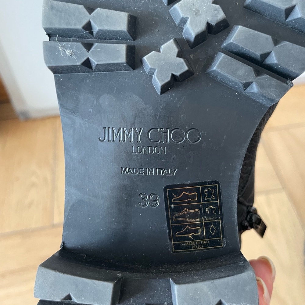 Jimmy Choo Cruz combat boot sz 39 - Picture 7 of 8